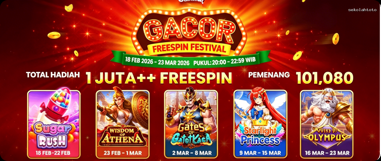 Login sekolahtoto Sekarang Bonus Melimpah